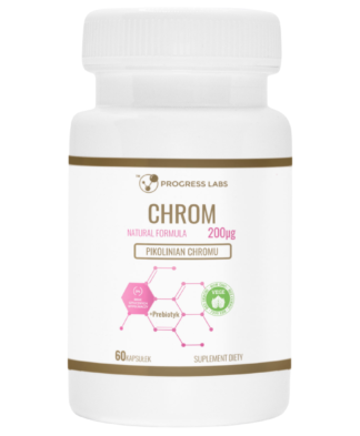 CHROM <br> PIKOLINIAN 200 mcg <br> PRODUKT WEGAŃSKI <br> 60 KAPSUŁEK