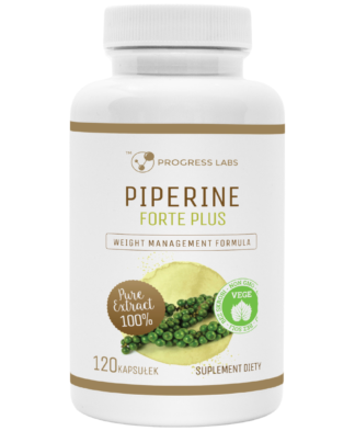 PIPERYNA FORTE PLUS <br> SPALACZ TŁUSZCZU 8w1<br>PRODUKT WEGAŃSKI<BR>120 KAPSUŁEK