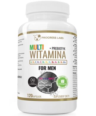 Multiwitamina Complex Men Witaminy Dla Mężczyzn ADEK B C + Prebiotyk 120 Kapsułek