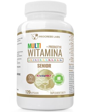 Multiwitamina Complex Senior Witamina B Complex ADEK Wit C + Prebiotyk 120 Kapsułek