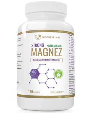 Magnez Strong+ Witamina B6 Forte Skurcze Stres Wysoka Dawka Produkt Wege 120 Tabletek
