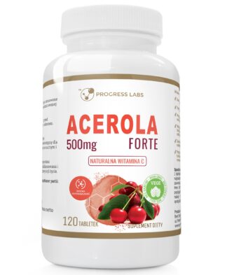 Acerola Forte 500mg naturalna witamina C 120 tabletek