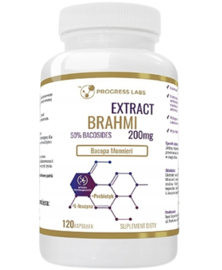 BRAHMI <BR> BACOPA MONNIERI <BR> EKSTRAKT 200 mg <BR>120 KAPSUŁEK