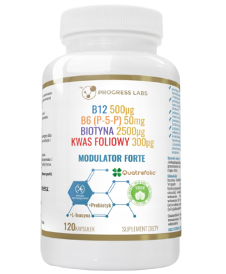 MODULATOR FORTE <br>PRODUKT WEGAŃSKI<br> 120 KAPSUŁEK