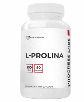 L- PROLINA 500mg na Skórę Włosy Paznokcie Aminokwas Białkowy 90k