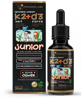 WITAMINA K2 + D3 <BR> JUNIOR <BR> W OLIWIE Z OLIWEK <BR> 30 ml / 900 KROPLI