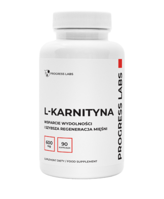 L-KARNITYNA <BR> 600 mg <BR> PRODUKT WEGAŃSKI <BR> 90 KAPSUŁEK